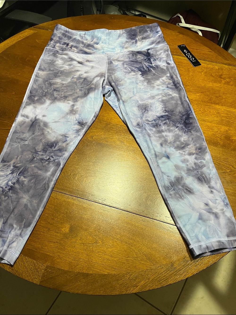NWT VOGO Athletica Kids Tie-Dye Lavender & Gray Leggings